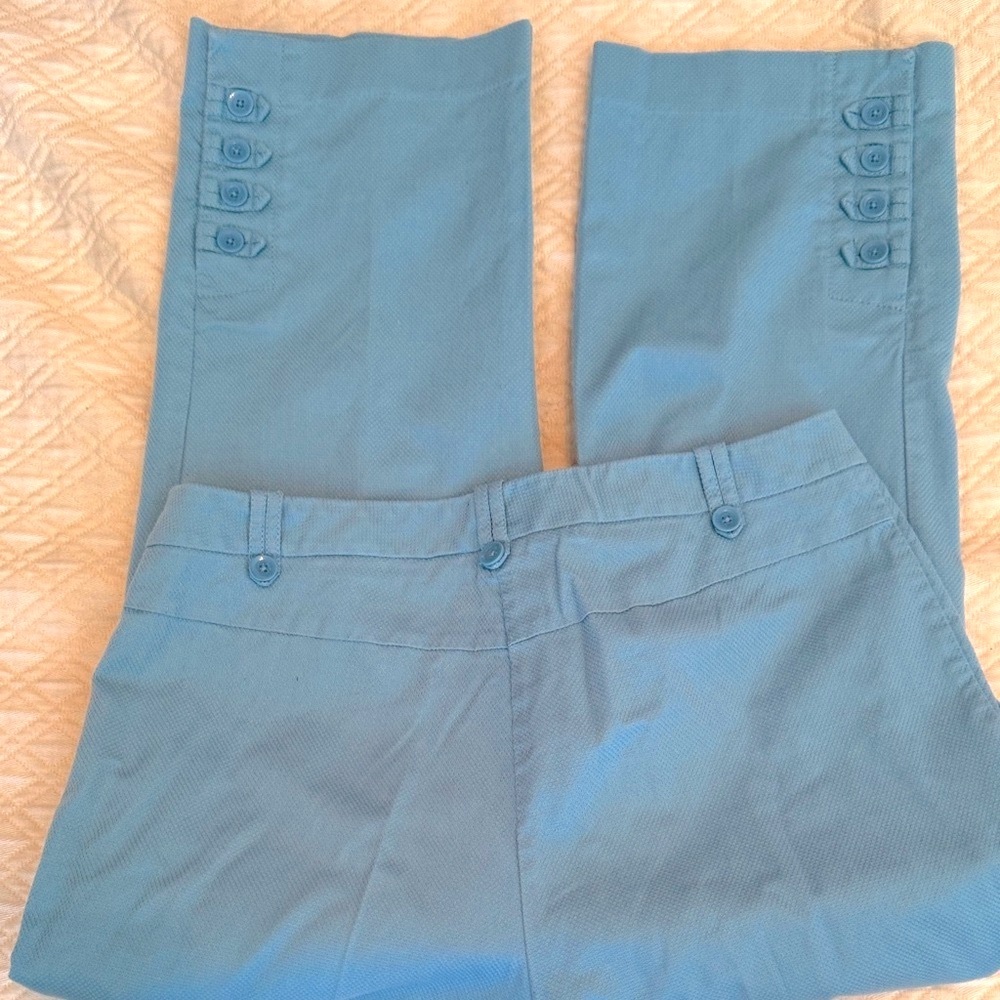 Anne Klein Light Blue Stretch Pants